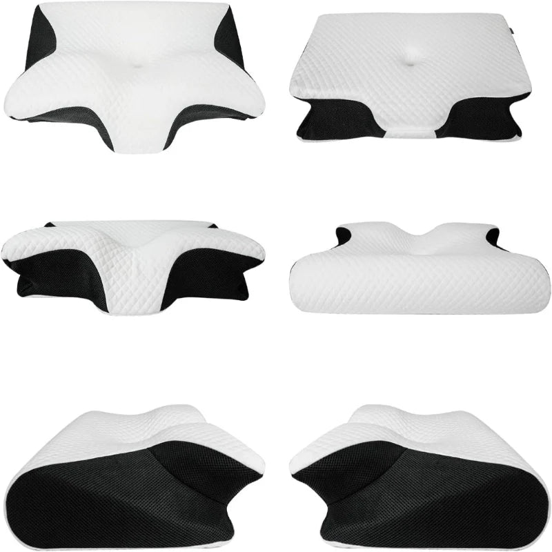 SleepFuel Ergonomic Support Pillow (1+1 FREE)
