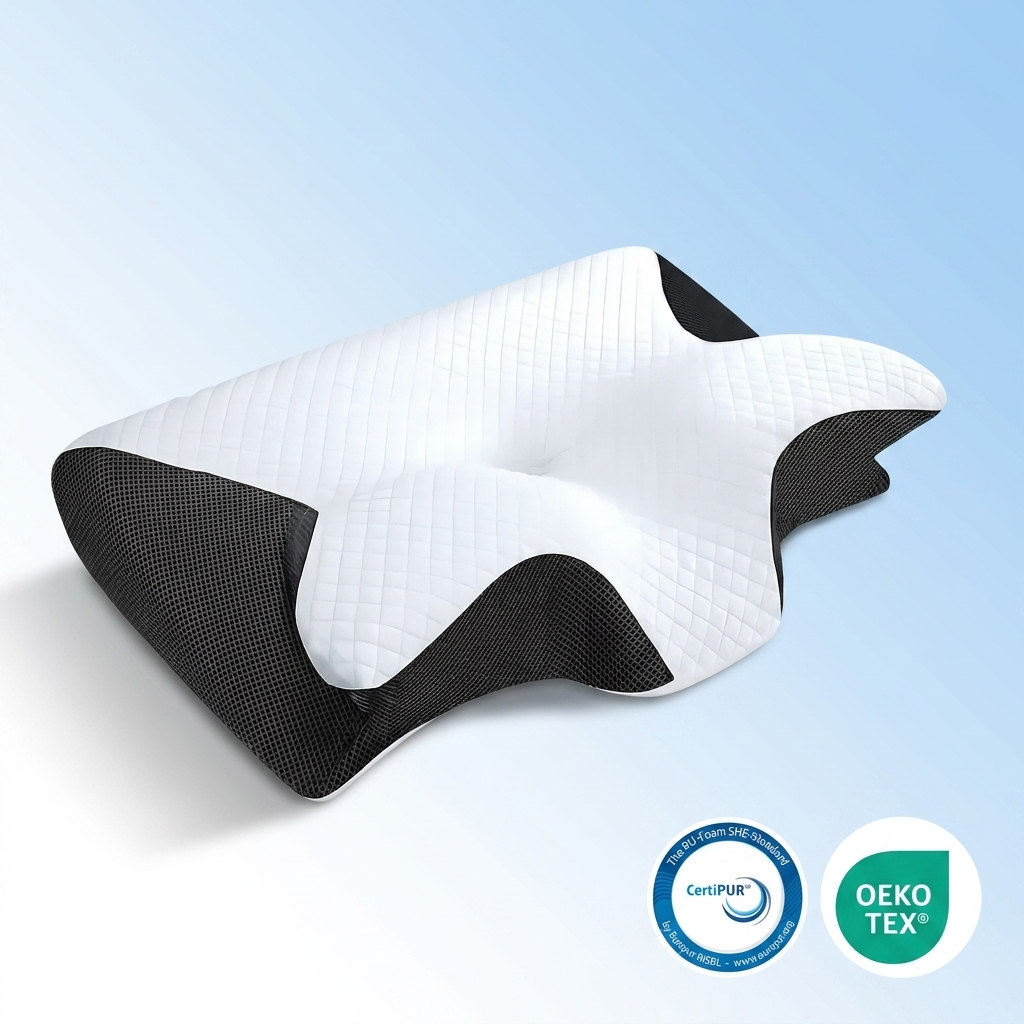 SleepFuel Ergonomic Support Pillow (1+1 FREE)